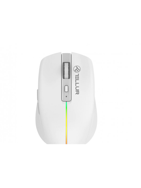Mouse wireless Tellur Silent Click, alb