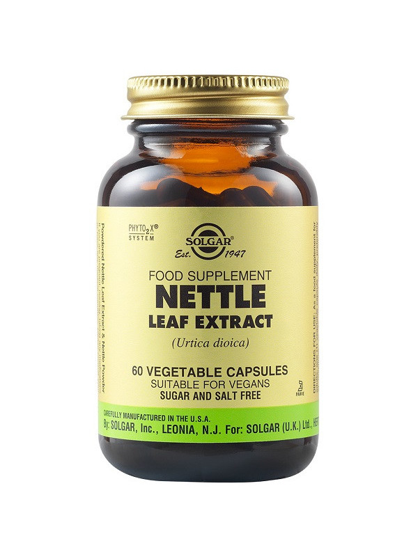NETTLE LEAF EXTRACT veg.caps 60cps SOLGAR
