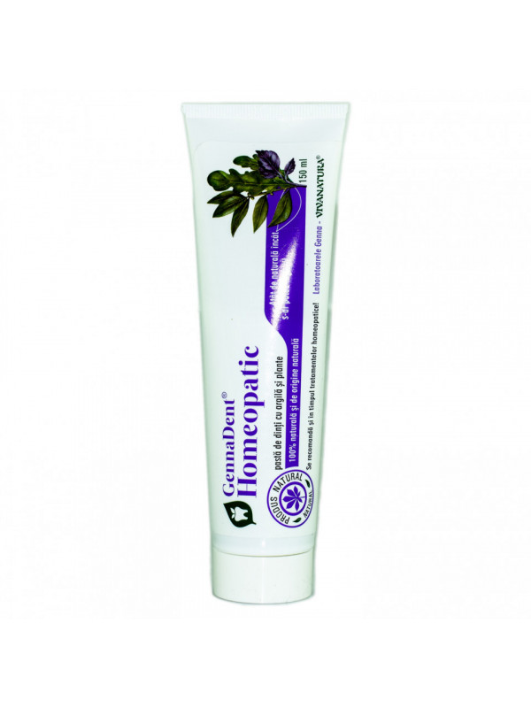 PASTA DINTI GENNADENT HOMEOPATIC 150ml VIVA NATURA
