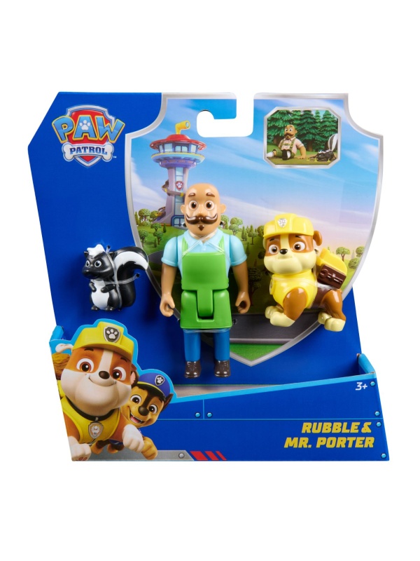 PATRULA CATELUSILOR SET 3 FIGURINE RUBBLE SI MR PORTER