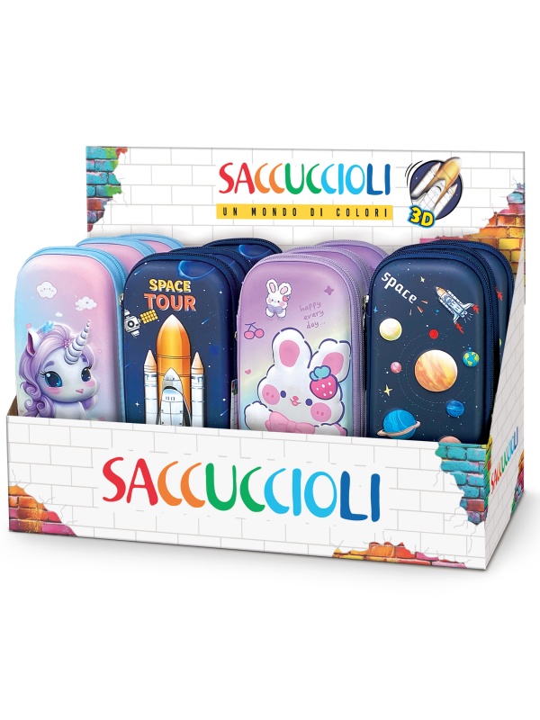 Penar - Colectia 3D Fantasy cu 1 fermoar - 9.5 x 23 x 3.8 cm (12buc/display)