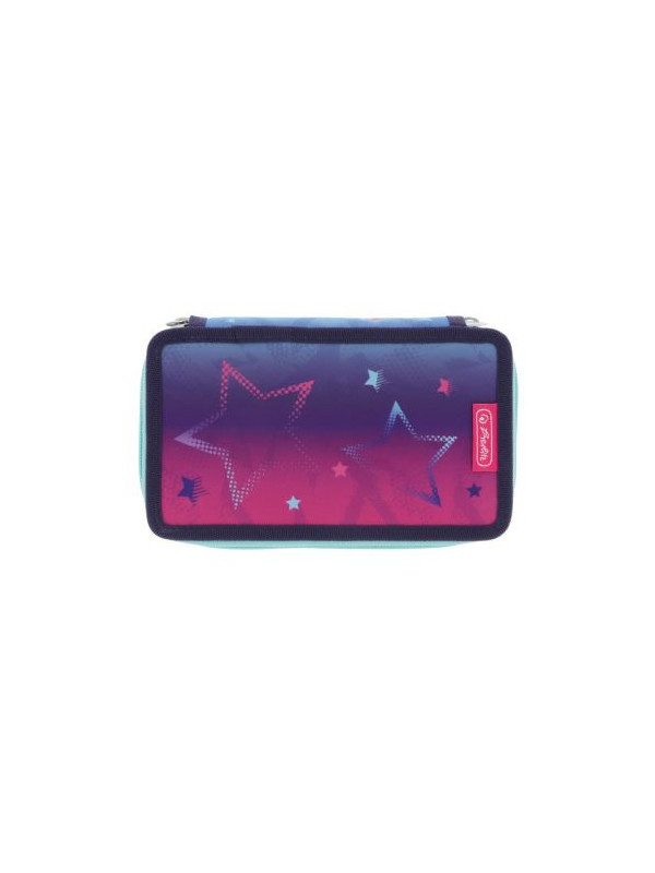Penar echipat 2 compartimente 23 piese, motiv pink stars