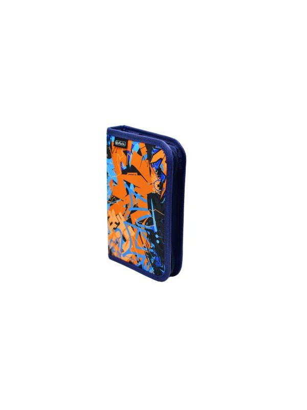 PENAR NEECHIPAT CU DOUA CLAPE, DIMENSIUNE 13,5 X 19,5 X 3 CM, MOTIV STREET ART