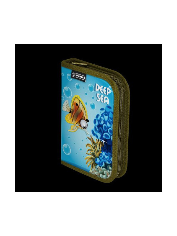 Penar neechipat cu o clapa, dimensiune 13,5 x 19,5 x 3 cm, motiv deep sea