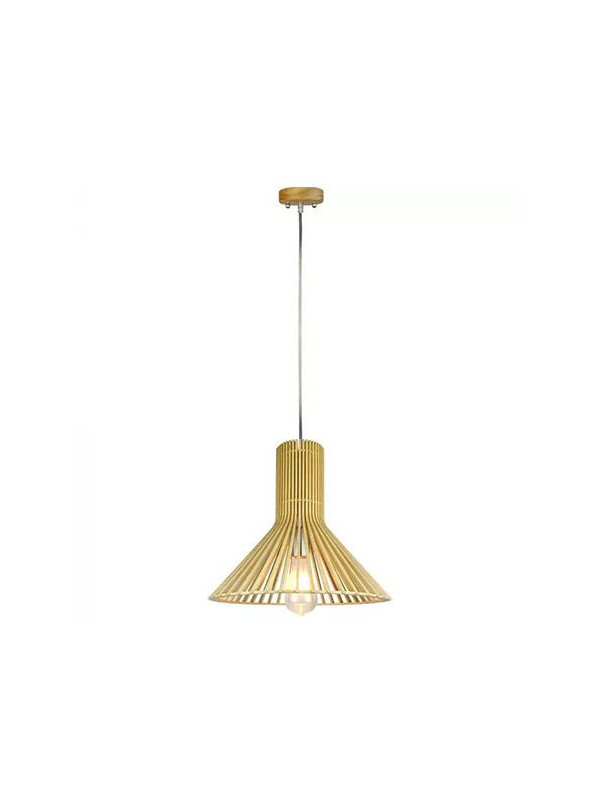 Pendul tavan din lemn e27 max 60w d35 x 35cm