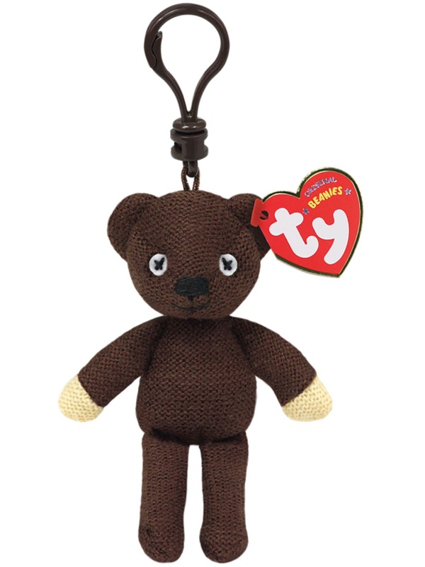 PLUS BRELOC TY 8.5CM BEANIE BABIES URSULETUL LUI MR BEAN