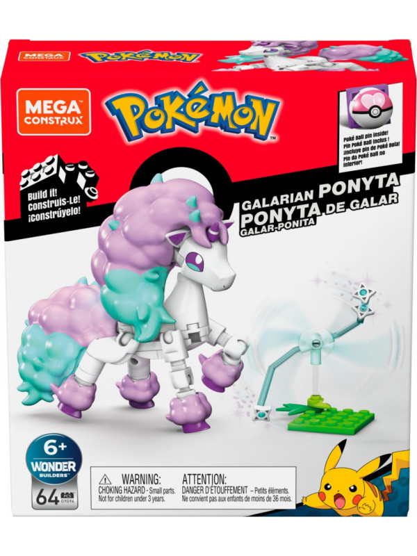 Pokemon mega construx galarian ponyta