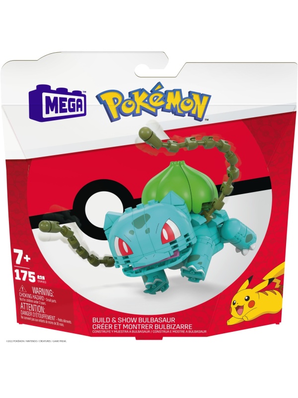 POKEMON MEGA CONSTRUX SET DE CONSTRUCTIE BULBASAUR
