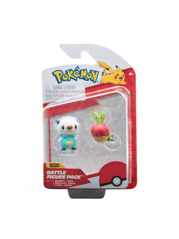 Pokemon - Set 2 figurine de actiune, (Applin & Oshawott) S14