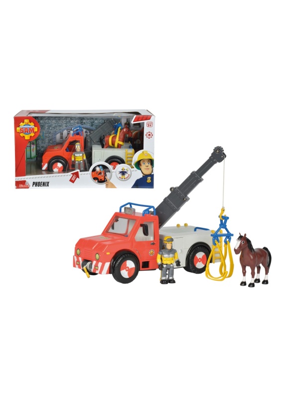 POMPIERUL SAM VEHICUL PHOENIX SI FIGURINA SAM