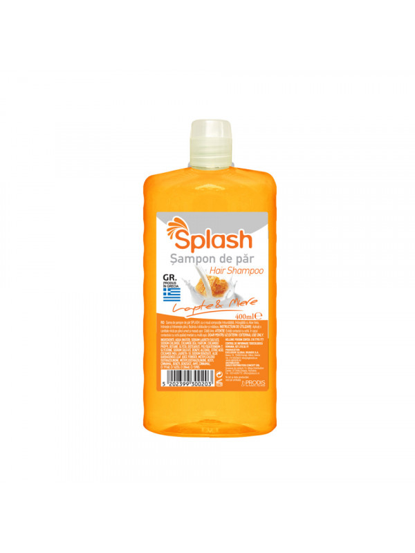 Sampon pentru par cu parfum miere & lapte 400ml SPLASH