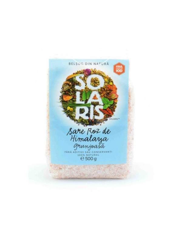SARE ROZ DE HIMALAYA GRUNJOASA 500gr SOLARIS