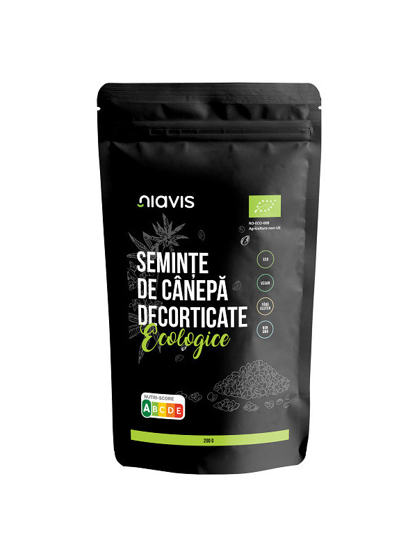 Seminte Canepa Decorticate Bio 200gr