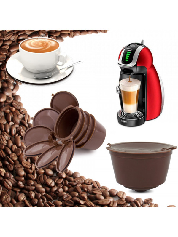 Set 5 capsule reutilizabile pentru Aparatele de Cafea Dolce Gusto (Espressoare Dolce Gusto)