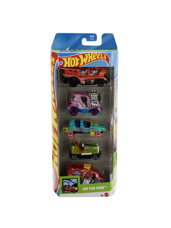 SET 5 MASINI HOT WHEELS HW FUN PARK