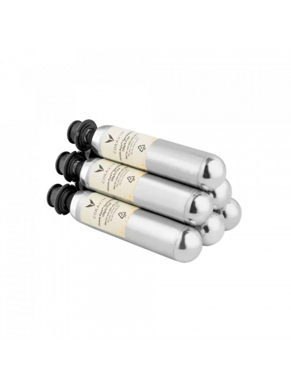 Set 6 rezerve Coravin Pure Sparkling CO2 (20g/27mL) 6 pk