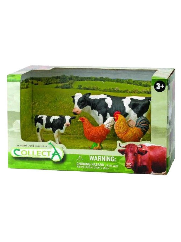 Set de 4 figurine pictate manual Ferma 1 89263