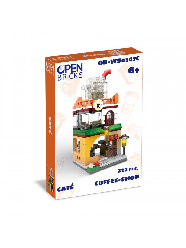 Set de construit de jucarie - Cafenea (222 piese)