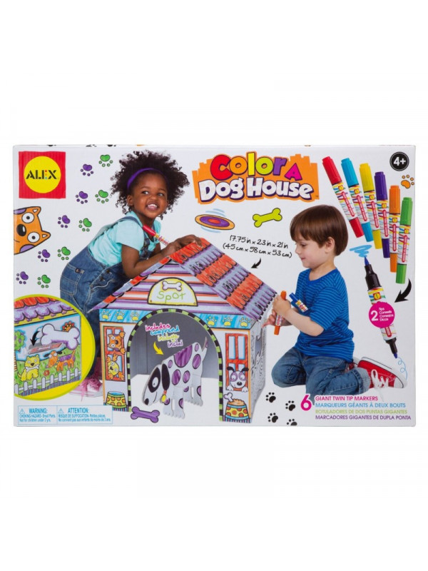 Set desen Coloreaza cusca catelului Alex Toys, 6 markere