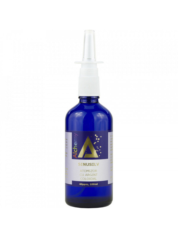 SINUSILV ATOMIZOR NAZAL CU AG COLOIDAL 40PPM "ALCHEMY" 100ml AGHORAS