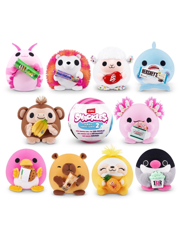 Snackles - Jucarie de plus colectibila, 11.5 cm, diverse modele, S2W1