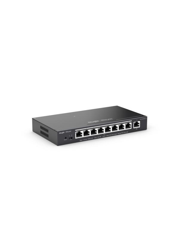Switch Reyee, RG-ES209GC-P, 9-Port Gigabit SmartPOE Switch, RJ45 Ports including 8 PoE/POE+Ports
