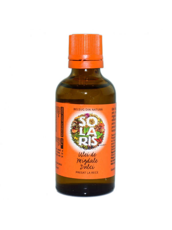 Ulei migdale dulci presat la rece 50ml solaris