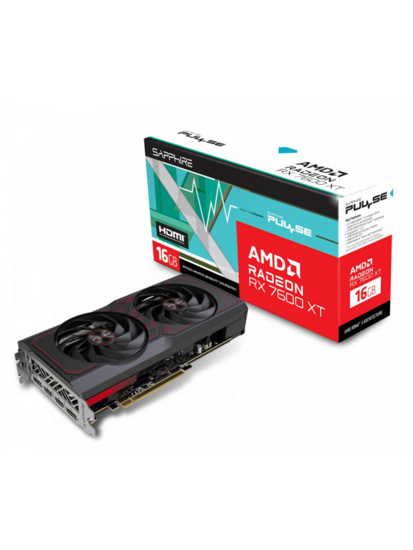 VGA SAPP PULSE AMD RADEON RX7600 XT 16GB