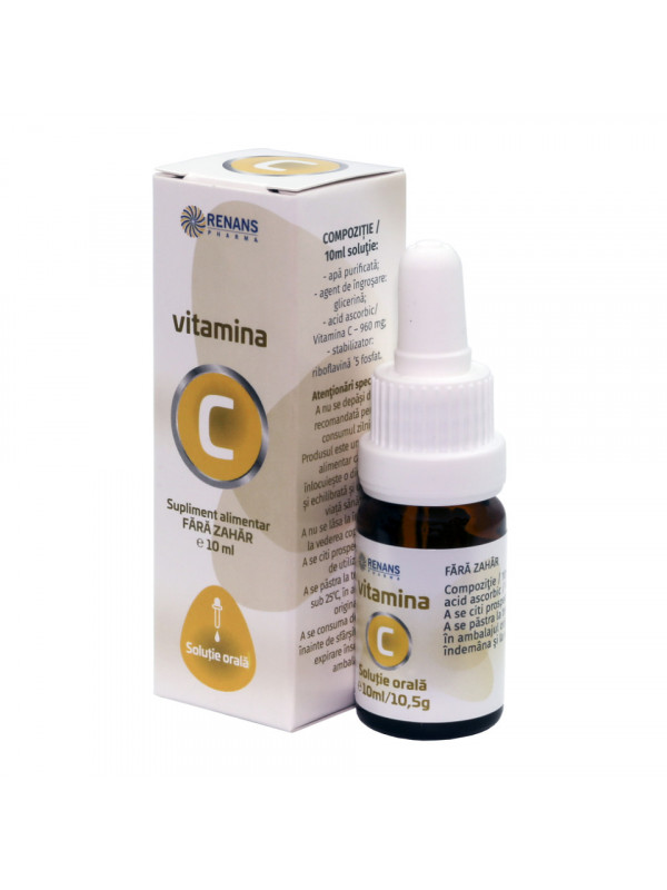 VITAMINA C FARA ZAHAR 10ML