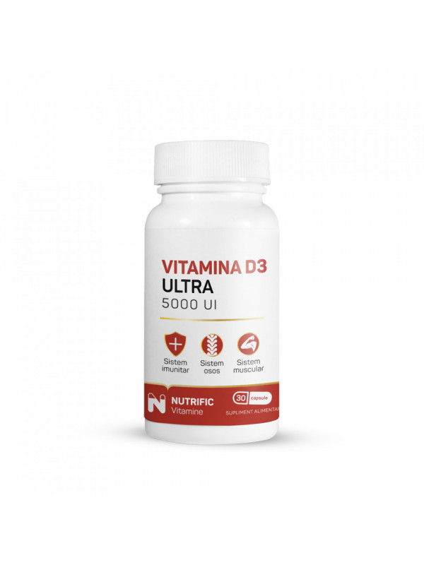 VITAMINA D3 ULTRA 5000IU 30cps NUTRIFIC