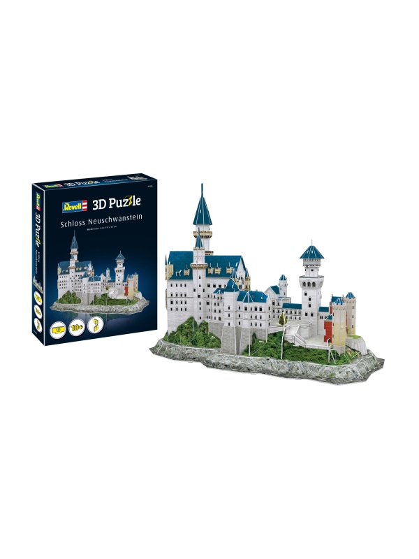 3D Puzzle Castelul Neuschwanstein, 121 piese