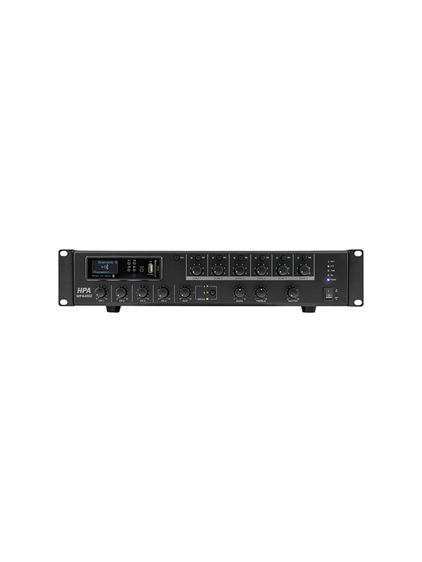 AMPLIFICATOR LINIE 19'' 110V/480W 6 ZONE BLUETOOTH/USB