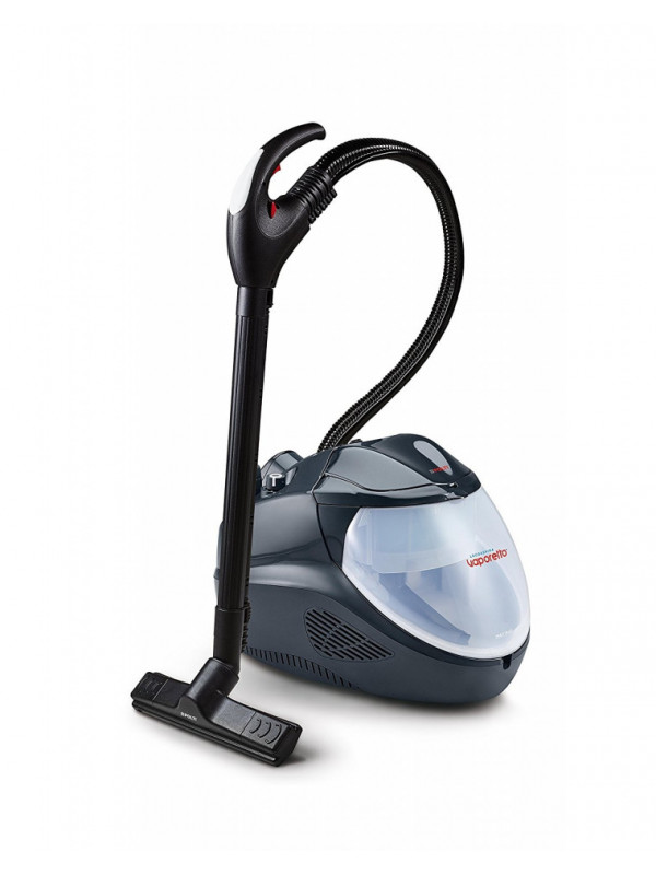 Aspirator cu Abur Polti Vaporetto Lecoaspira FAV 20, 2200 W, cu Functie de Spalare Uscare si Filtrare Prin Apa, Alb Antracit