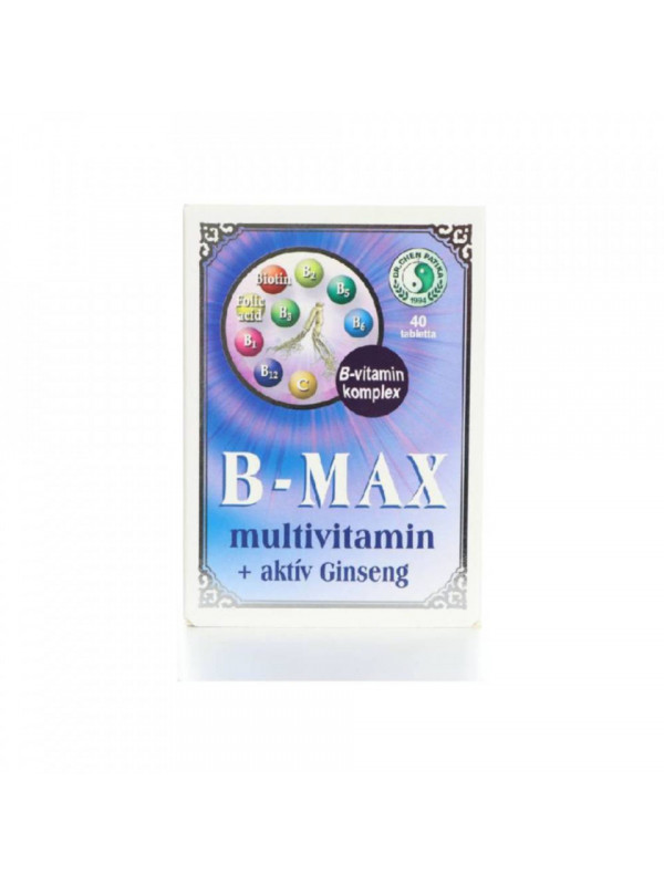 B-MAX MULTIVITAMINE AKTIV GINSENG 40CPR