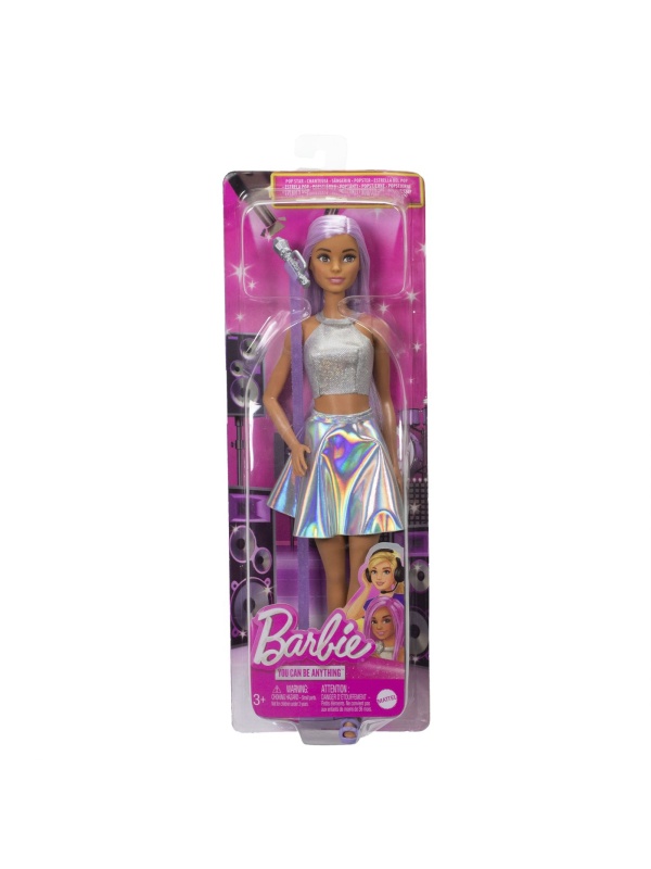 BARBIE PAPUSA BARBIE YOU CAN BE SET BARBIE STAR POP SI MICROFON