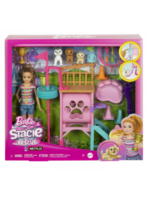 BARBIE SI STACIE PAPUSA STACIE DRESOARE DE CATEI
