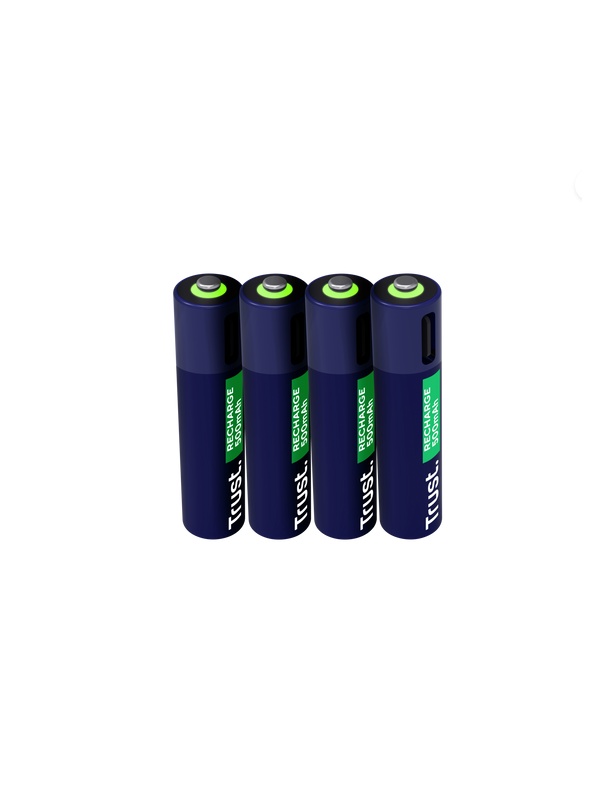 Baterii reincarcabile Trust AAA USB-C 4x