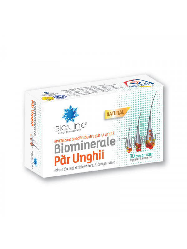 BIOMINERALE PAR SI UNGHII 30CPR
