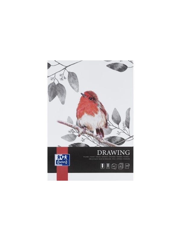 BLOC DESEN OXFORD DRAWING A3, 25 FILE, HARTIE 200 G/MP, FSCÂ® MIX70%, COLECTIA ARTISTIC