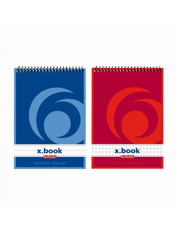 BLOC NOTES A6 50F SPIRALA PATRATELE X.BOOK