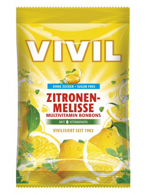 Bomboane Vivil Multivitamine Lamaie fara zahar 60g