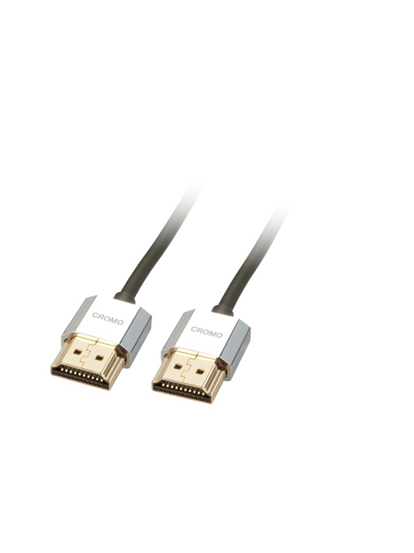 Cablu Lindy 1m High Speed HDMI CROMO