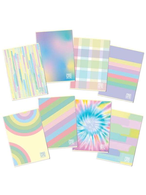 Caiet A4 cu Jolly Page - One Color Pastel Plus, 80 g/m2, 40 pag. (Matematica)