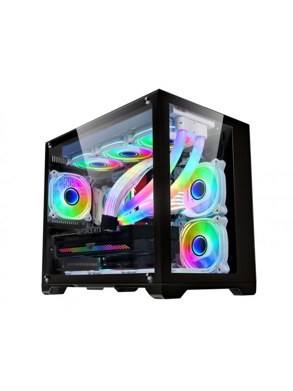 Carcasa 1STPLAYER Gaming MV6 BLACK