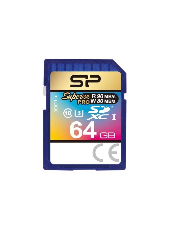Card de memorie microSDXC SP 64GB CL10UHS-I U3, SDR104 mode