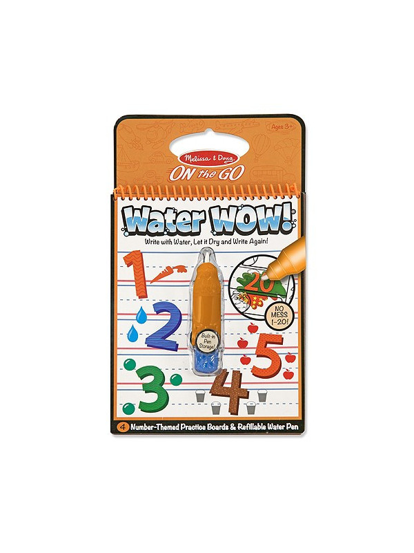 Carnet de colorat Apa magica Numerele Melissa and Doug