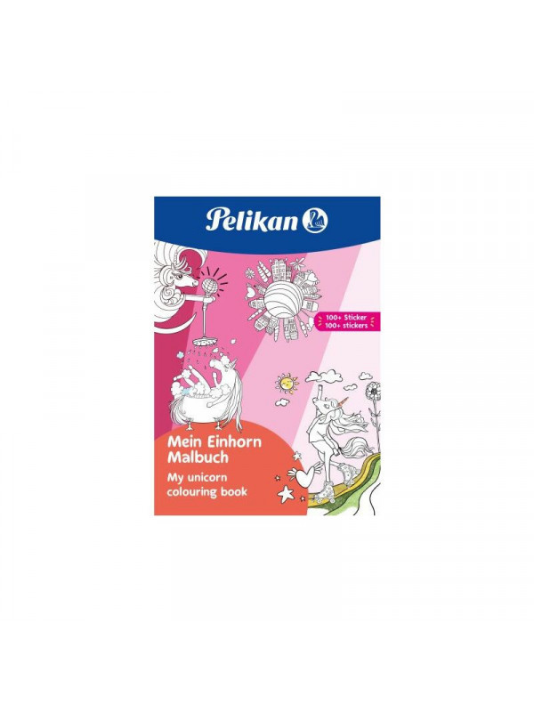 CARTE DE COLORAT `MY UNICORN`, FORMAT A4 48 FILE, CONTINE 100 ABTIBILDURI, MOTIV UNICORNI