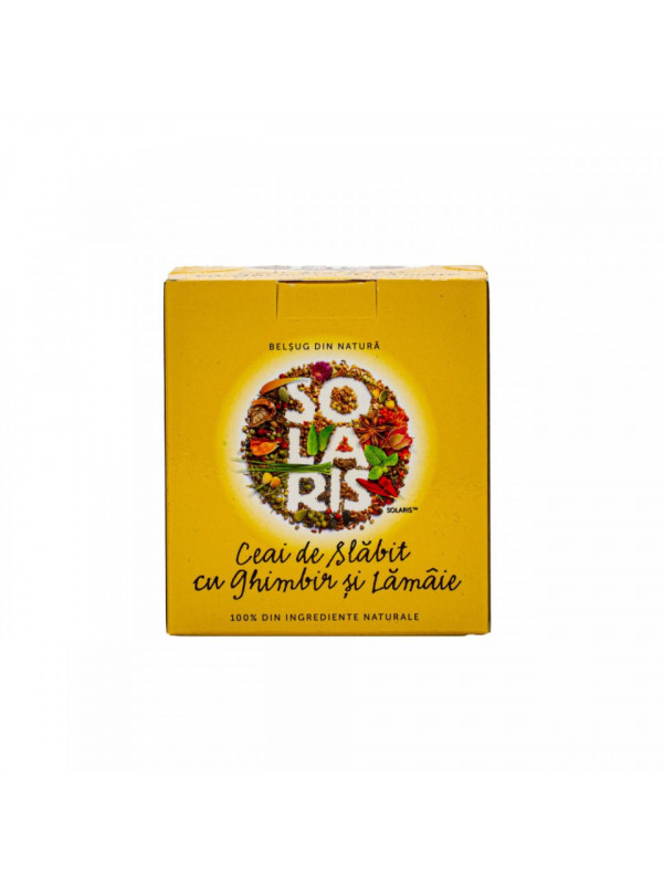 Ceai de slabit cu ghimbir si lamaie 20dz solaris