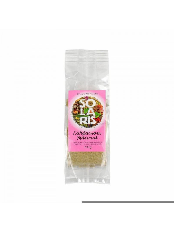 CONDIMENT-CARDAMOM MACINAT 30gr SOLARIS