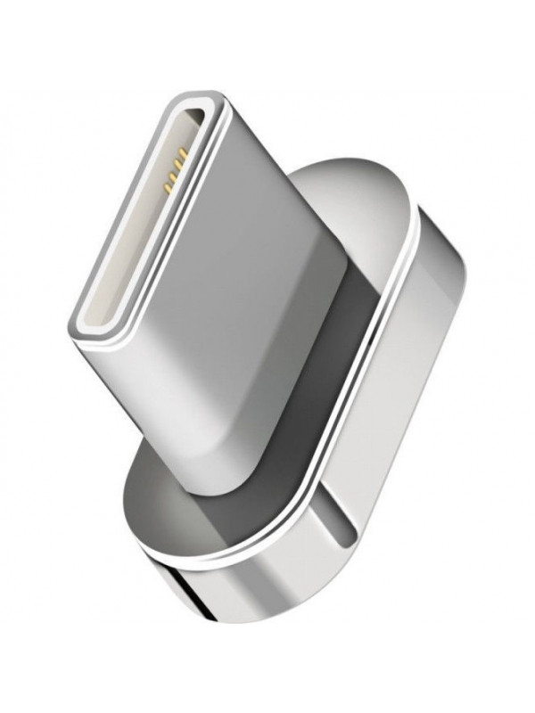 Conector magnetic pentru cablu de date , Maclean , MCE164 USB/C , argintiu